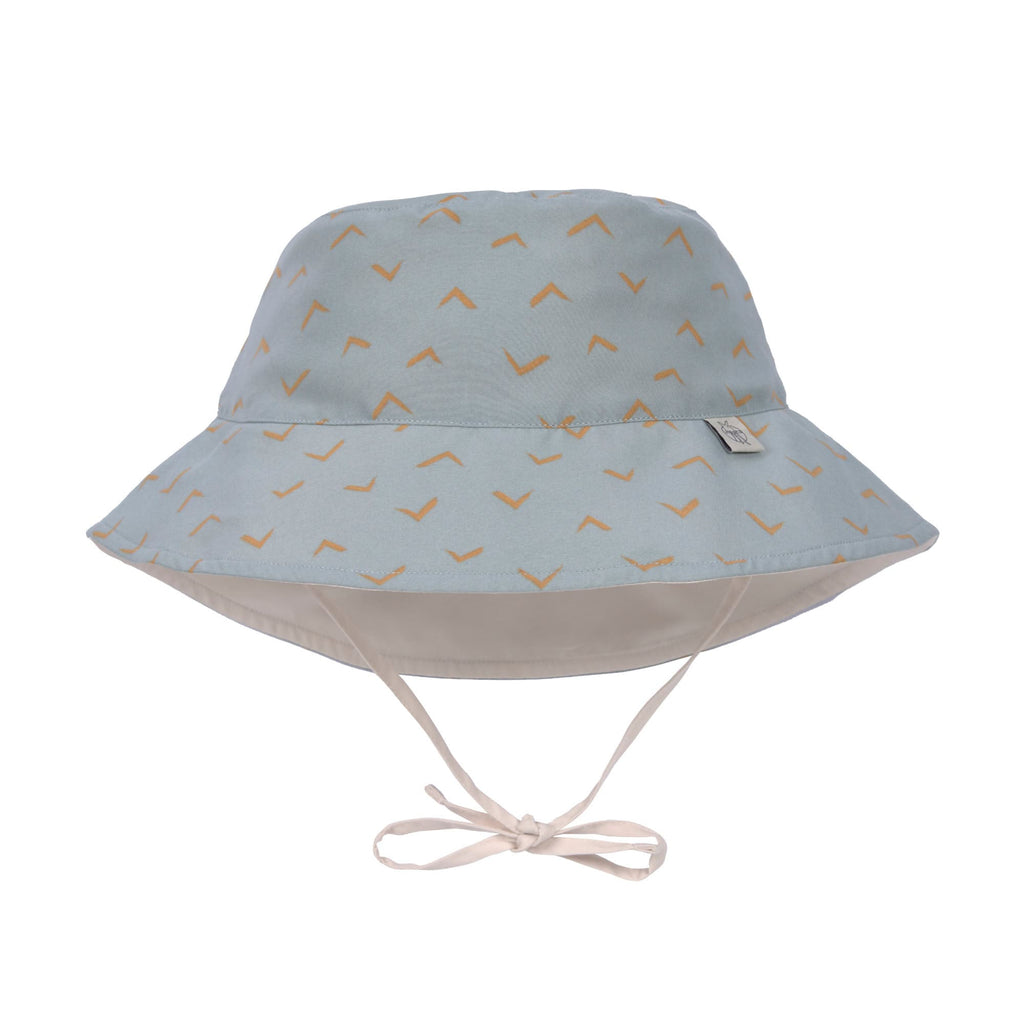 Children's reversible UV protection hat light blue (various)