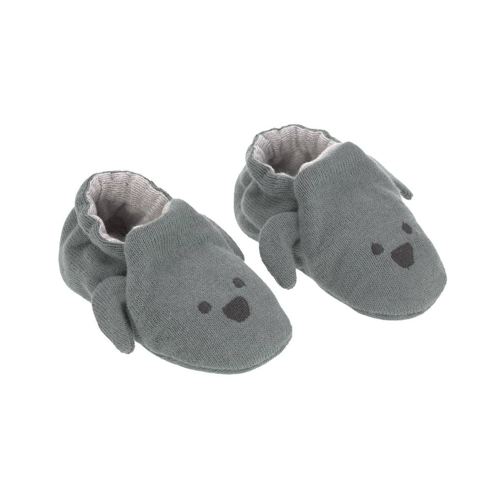 Baby booties GOTS Little Chums Chien - one size -