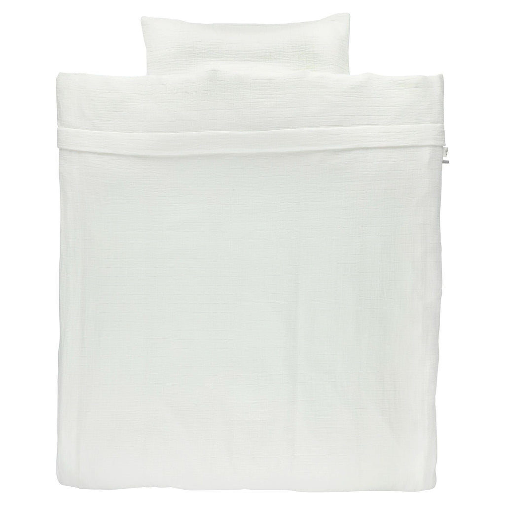 Baby comforter cover (various colors) - Bliss White - Bed