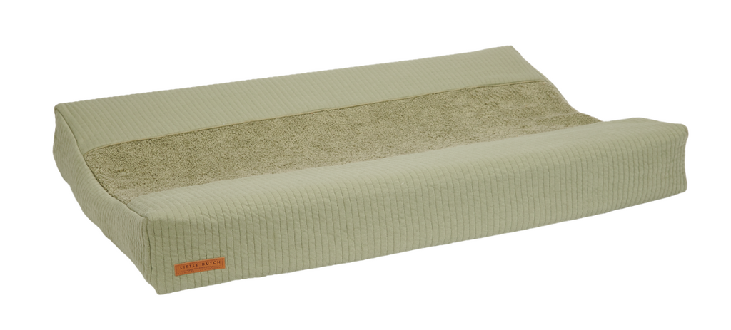 Cover for changing mat (various colors) - pure olive -