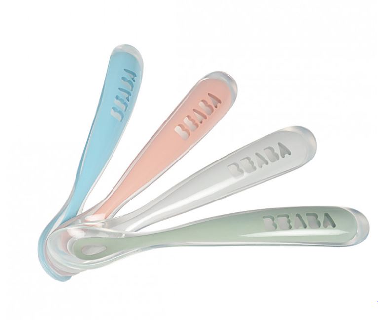 Set of 4 1st age spoons - Eucalyptus - Baby meals