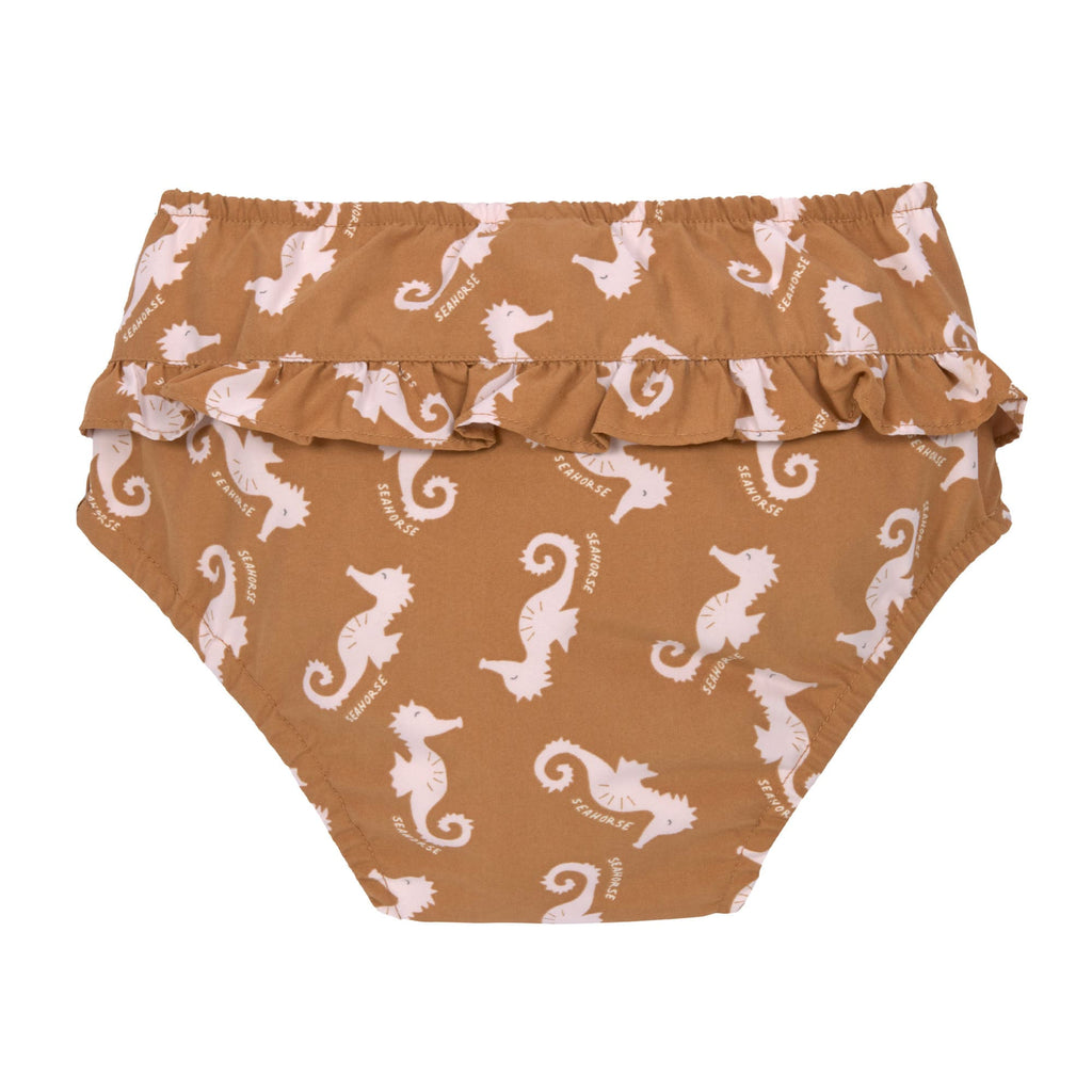 Hippocampe caramel swimsuit - swimwear