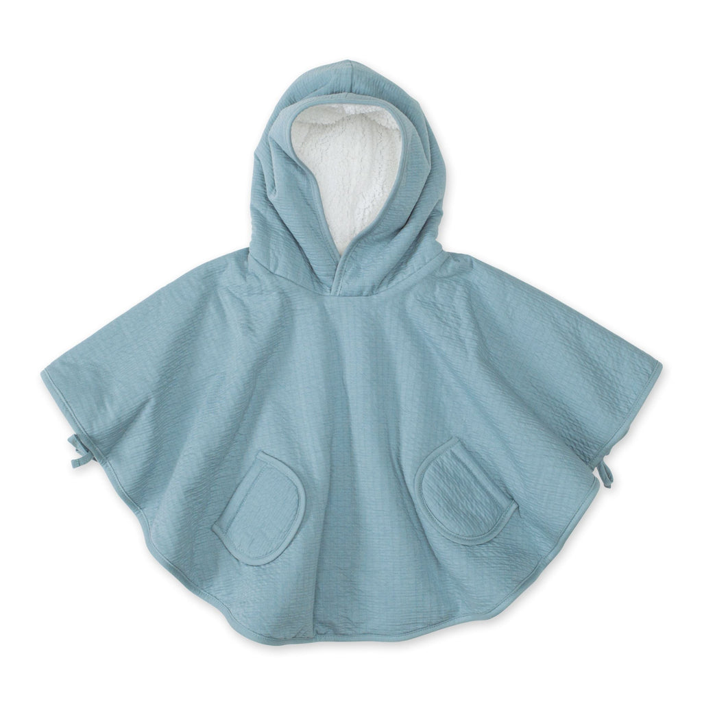 Teddy travel poncho 9-36 months (various colors) - blue