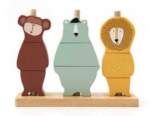Wooden stacking animal puzzle - Toys