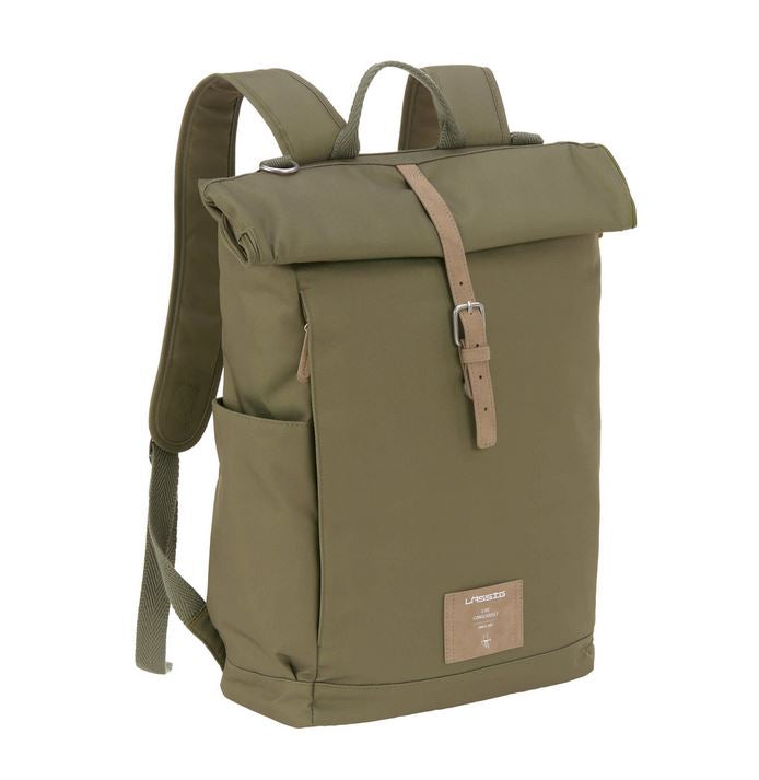 Rolltop Olive changing backpack - Baby travel