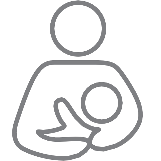 pictogram borstvoeding in draagzak