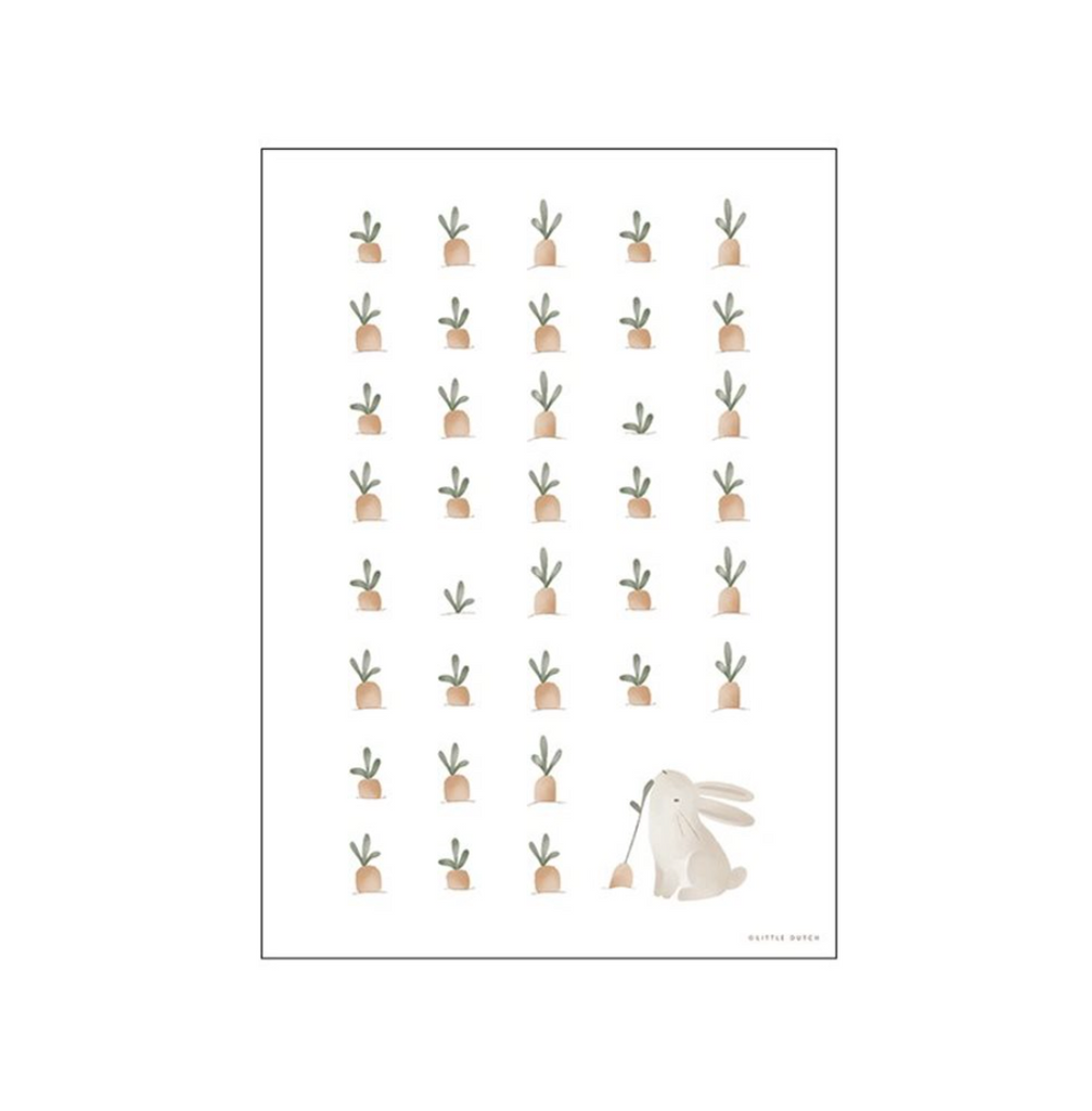 A3 Baby Bunny poster - Baby accessoires