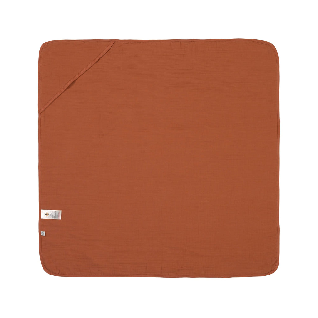 90x90cm badstof badjassen (diverse kleuren) - roest -