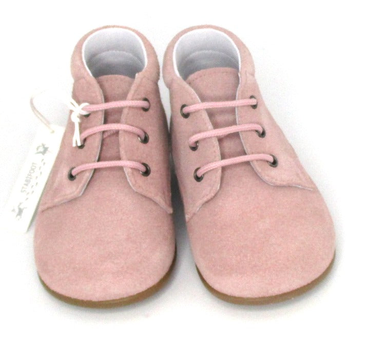 Milo Antieke Serraje suède schoenen - roze (maat 18)
