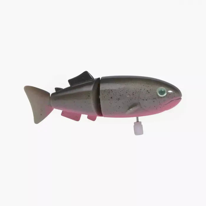 Grijze vissen badspeeltje (verschillende kleuren) - roze - speelgoed