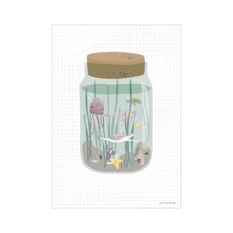 A3 Mini Ocean Jar poster - Baby accessoires