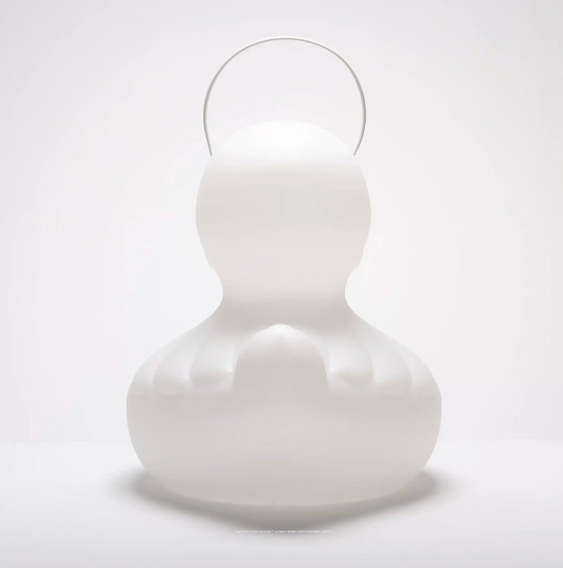 De Eendenlamp wit (verschillende maten) - Decoratie