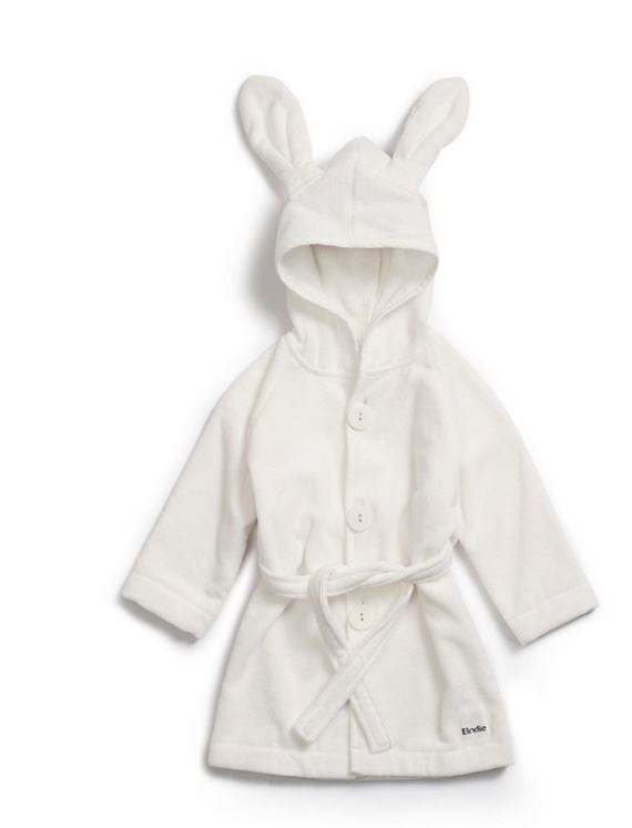 Kinderbadjas vanille wit Bunny 1-3y - Accessoires Baby