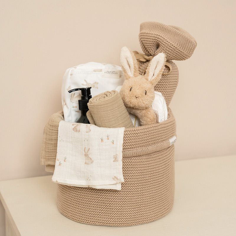 Ensemble de 2 langes hydrophiles 70 x 70 Baby Bunny / Beige