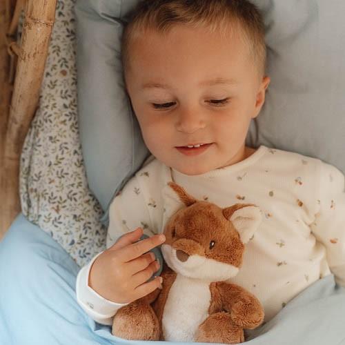 Drap-housse junior - Bleu - Taille Junior - Forest Friends - Aventure en forêt Liste 