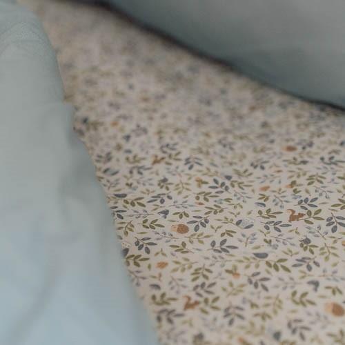 Drap-housse junior - Bleu - Taille Junior - Forest Friends - Aventure en forêt Liste 