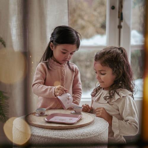 7-teiliges Teeservice – Mehrfarbig – Fairy Garden