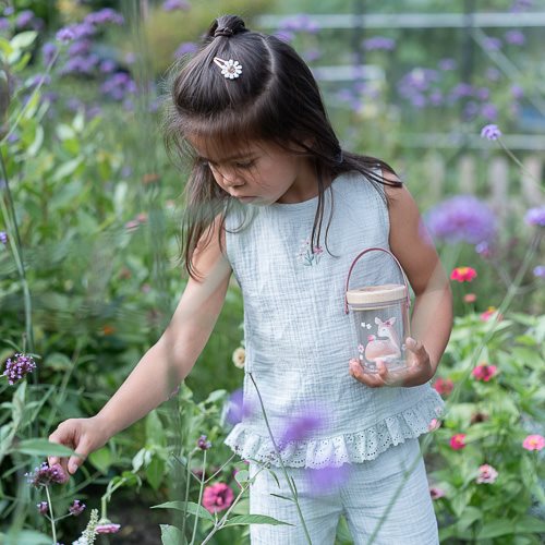 Pot d'insectes - Rose - Fairy Garden
