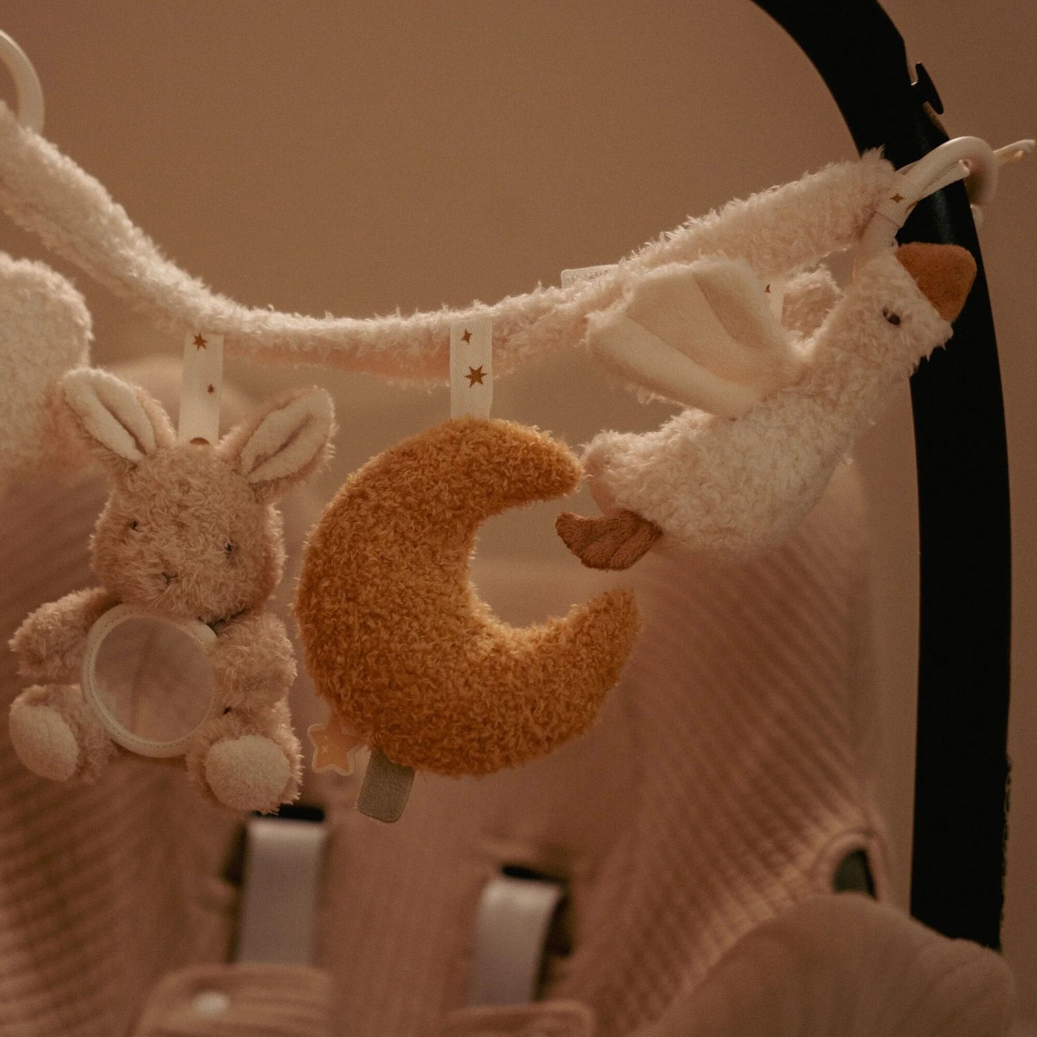 Chaîne de poussette - Beige - Newborn Naturals