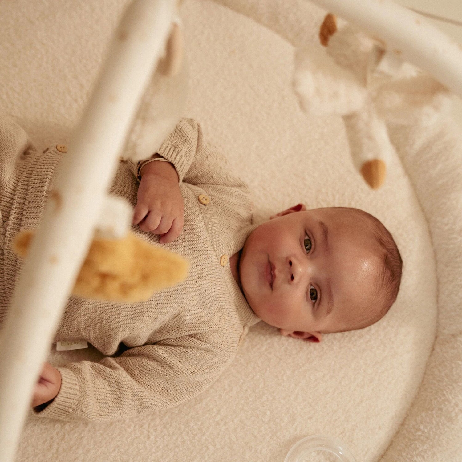 Aktivitäten-Spielmatte – Weiß – Newborn Naturals