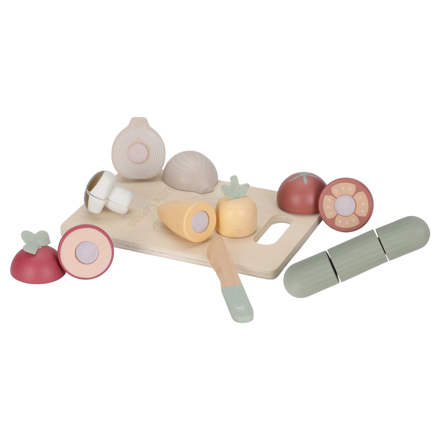 Gemüseschneider aus Holz – Mehrfarbig – Essentials