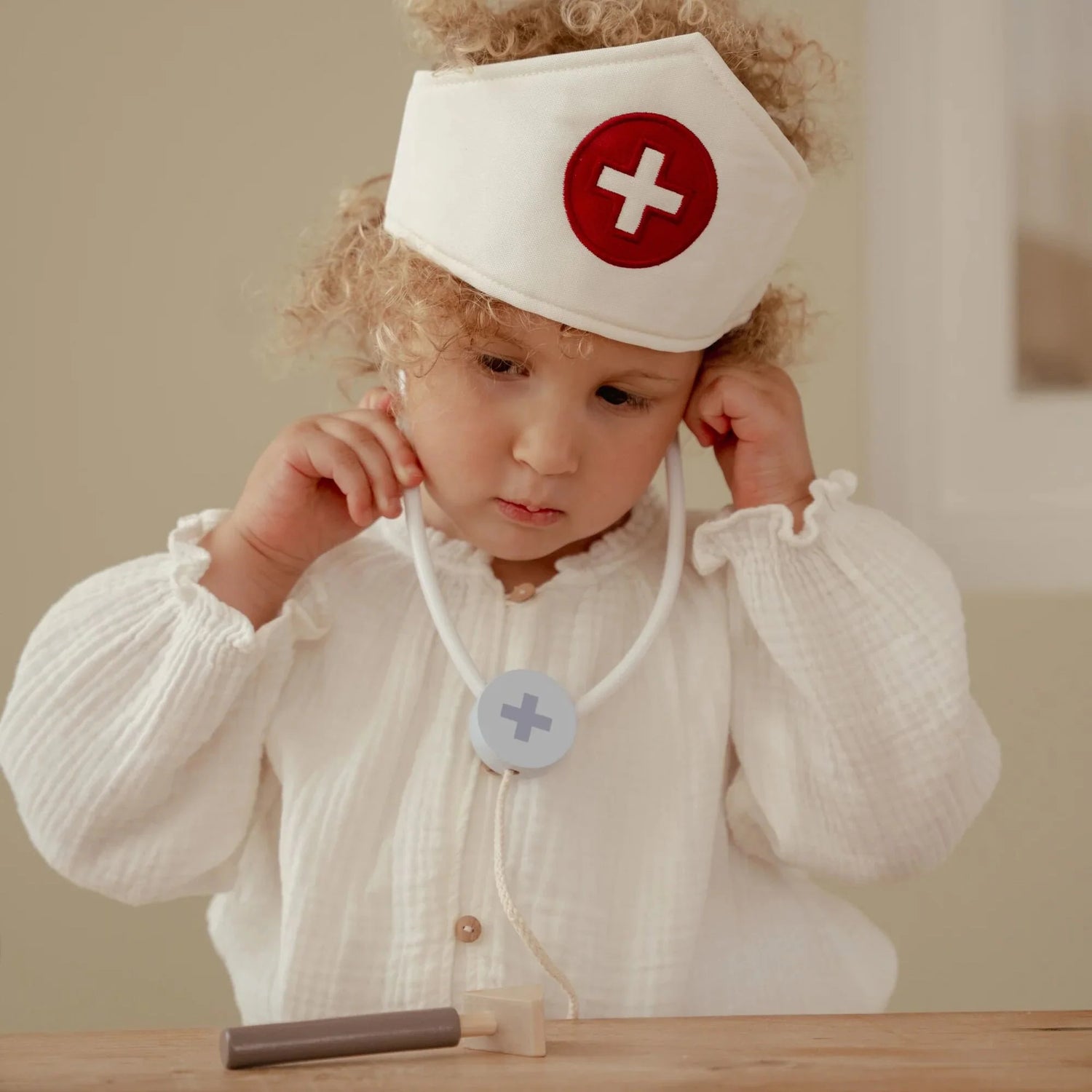 Set de docteur en bois - Vert