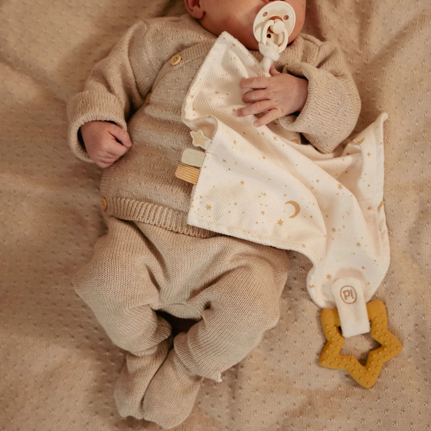 Pantalon avec pieds - Beige - Newborn Naturals