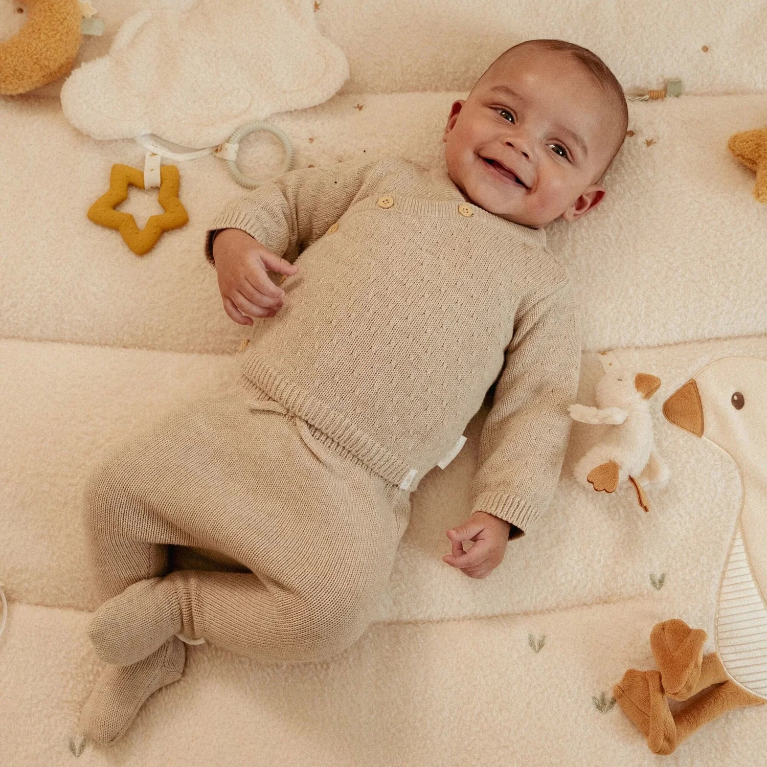 Gilet - Beige - Newborn Naturals