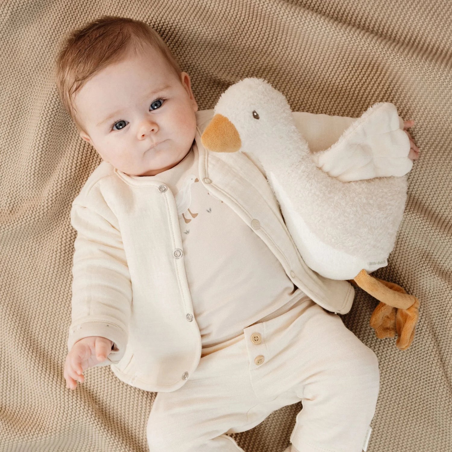 Veste réversible - Beige - Newborn Naturals - Little Goose