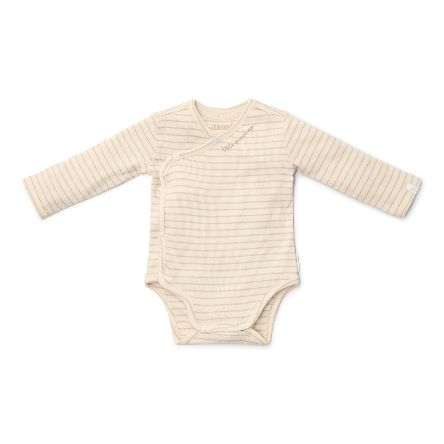 Body croisé à manches longues - Beige - Newborn Naturals
