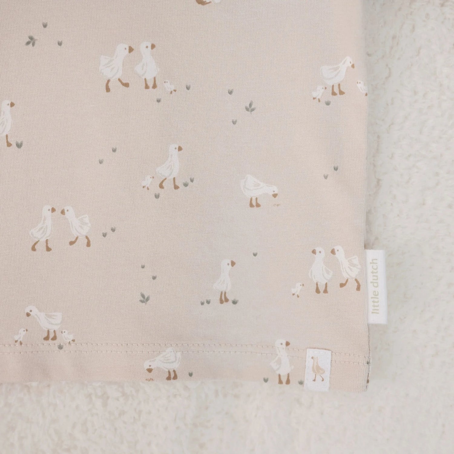 T-shirt à manches longues - Beige - Newborn Naturals - Little Goose