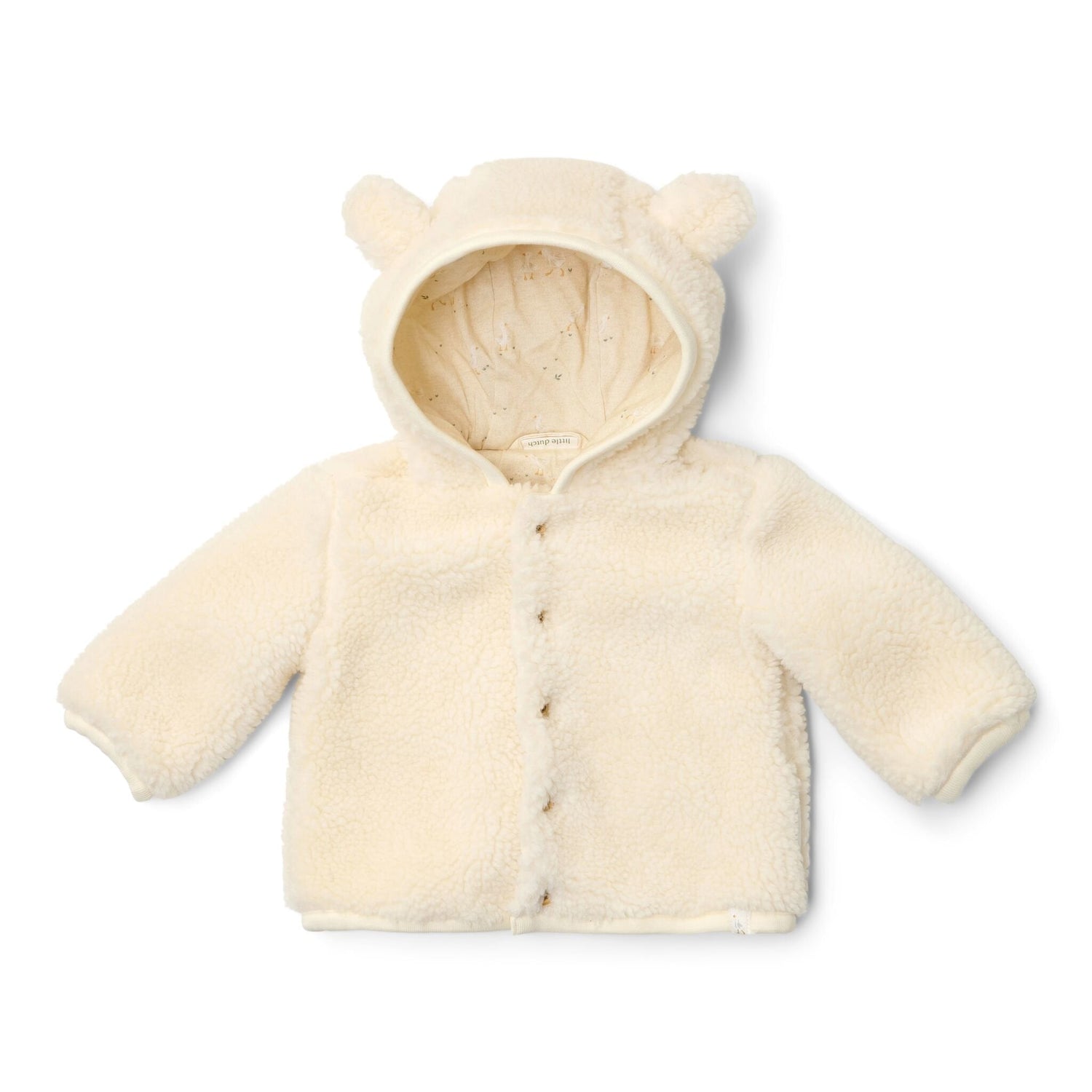 Veste en peluche - Blanc - Newborn Naturals
