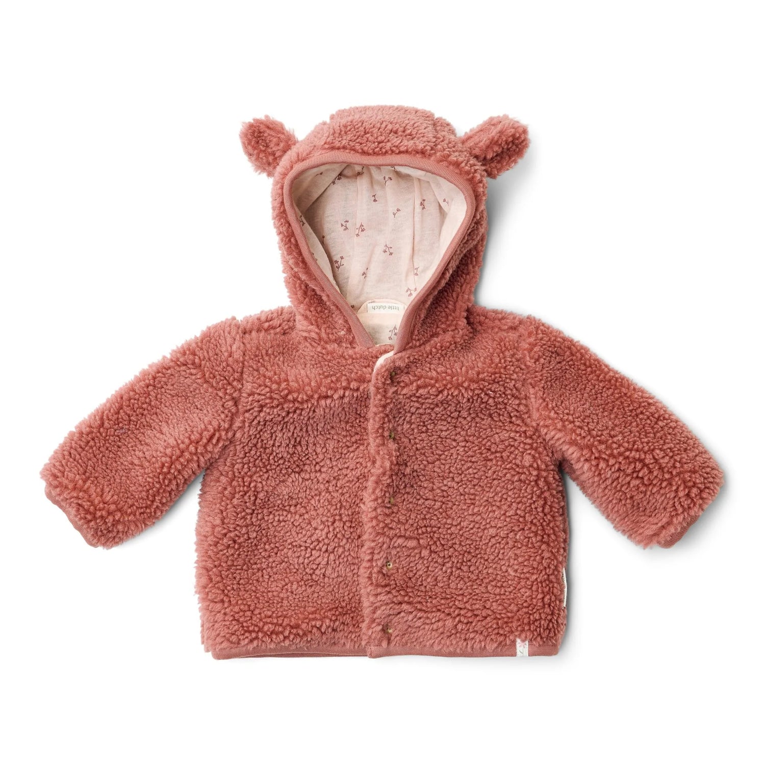 Veste en peluche - Rose - Newborn Naturals
