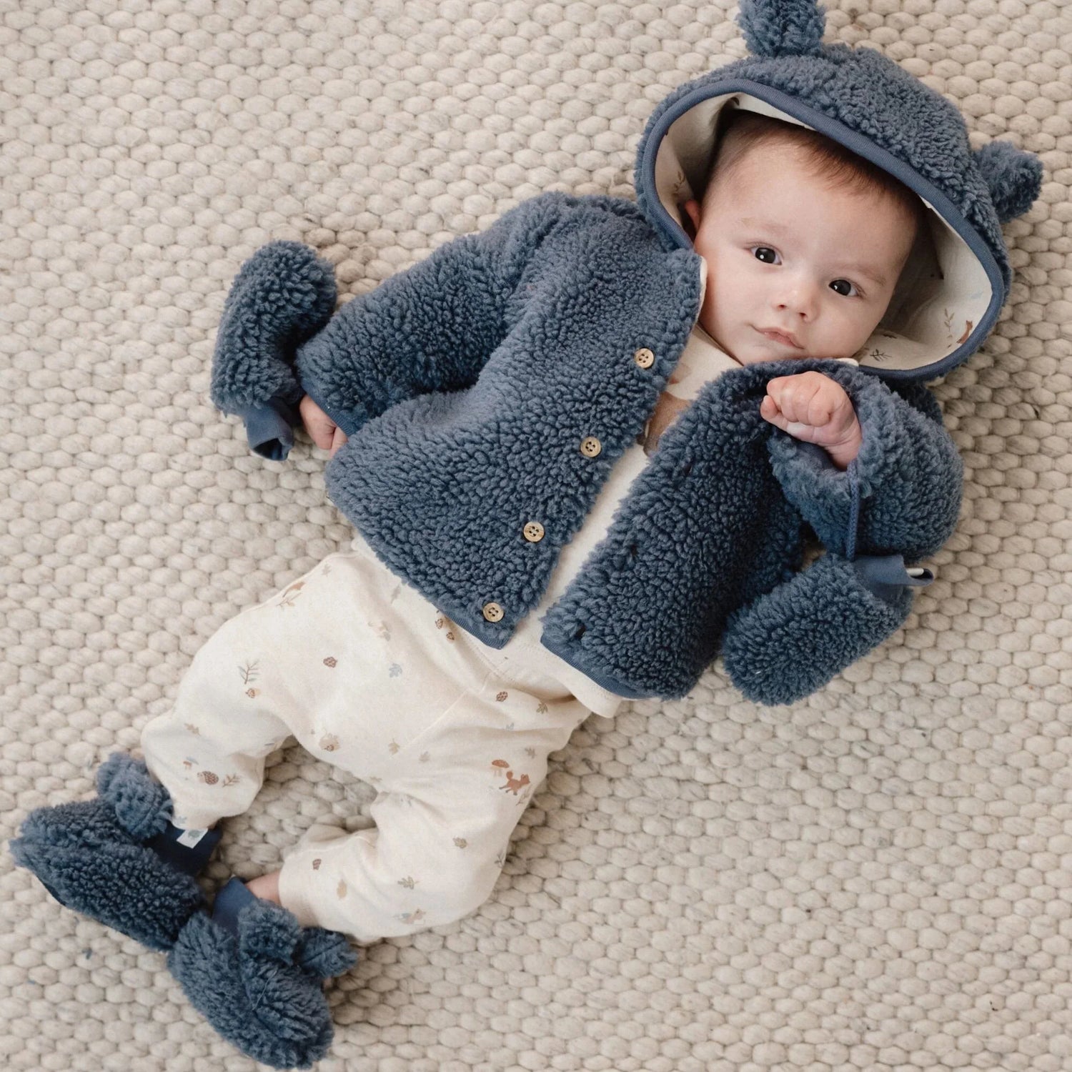 Veste en peluche – Bleu – Newborn Naturals Price