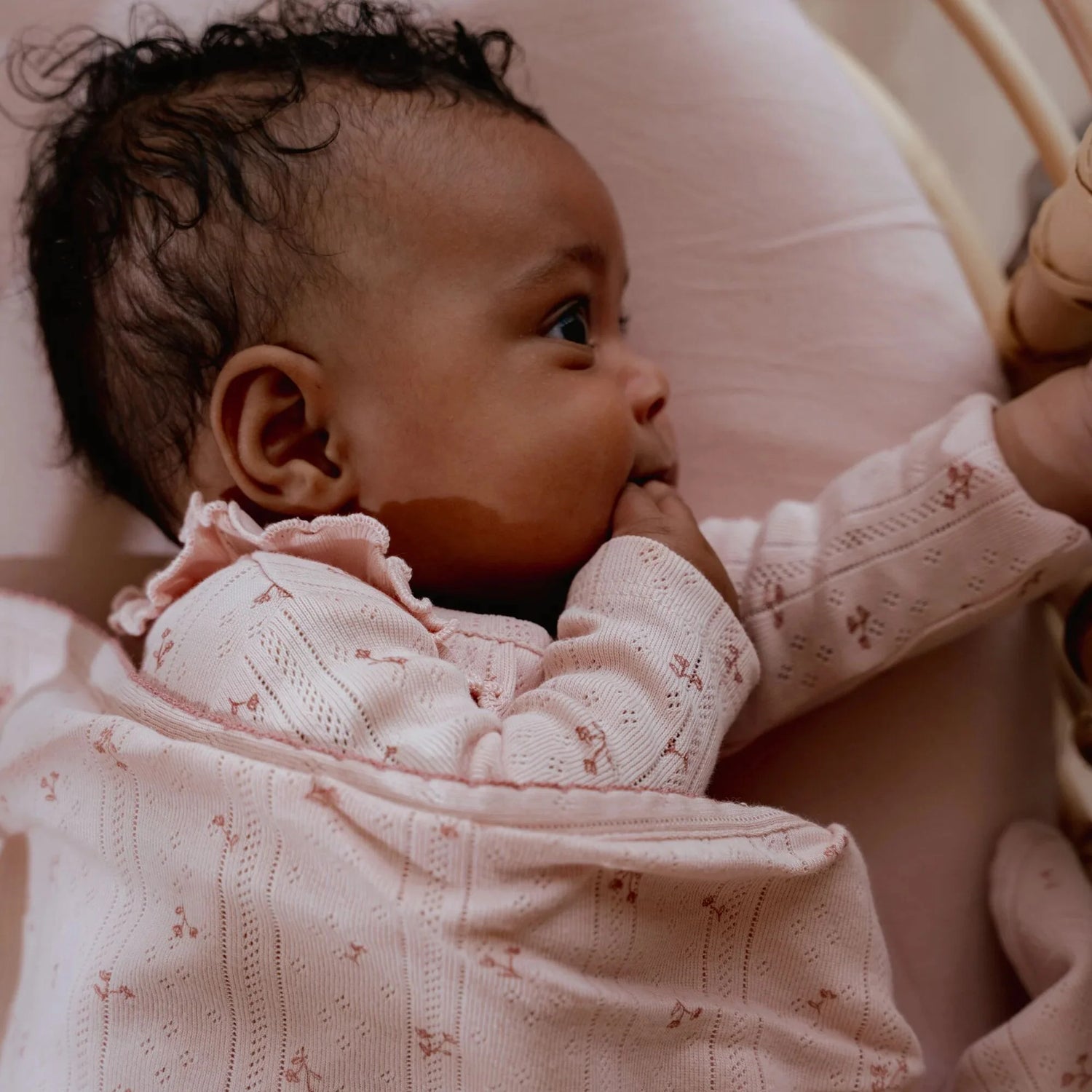 Couverture de lit 110x140cm - Rose - Essentials