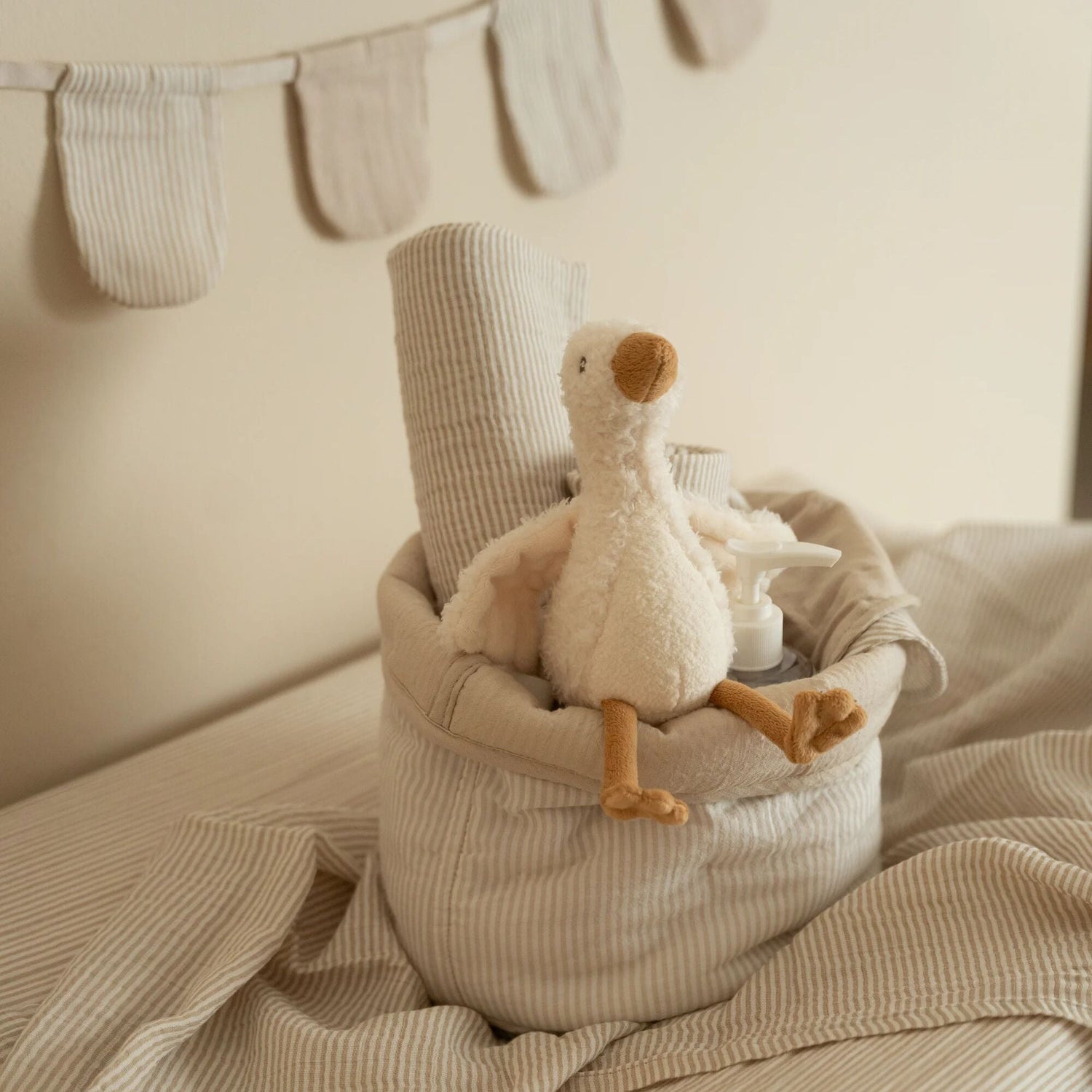 Langes Swaddles mousseline 120 cm - Beige - Essentials