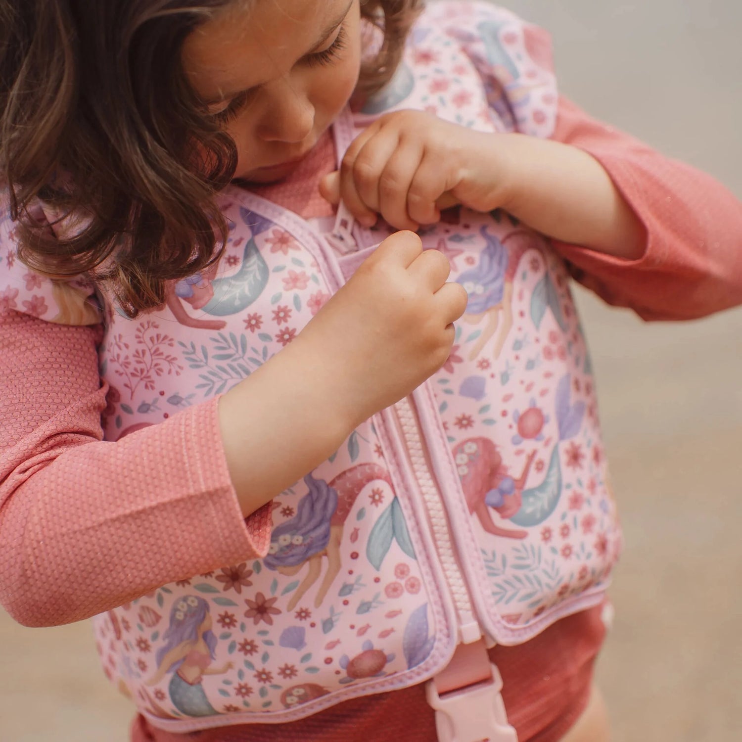 Gilet de natation - Rose - Dreamy Mermaid - 2-3 ans