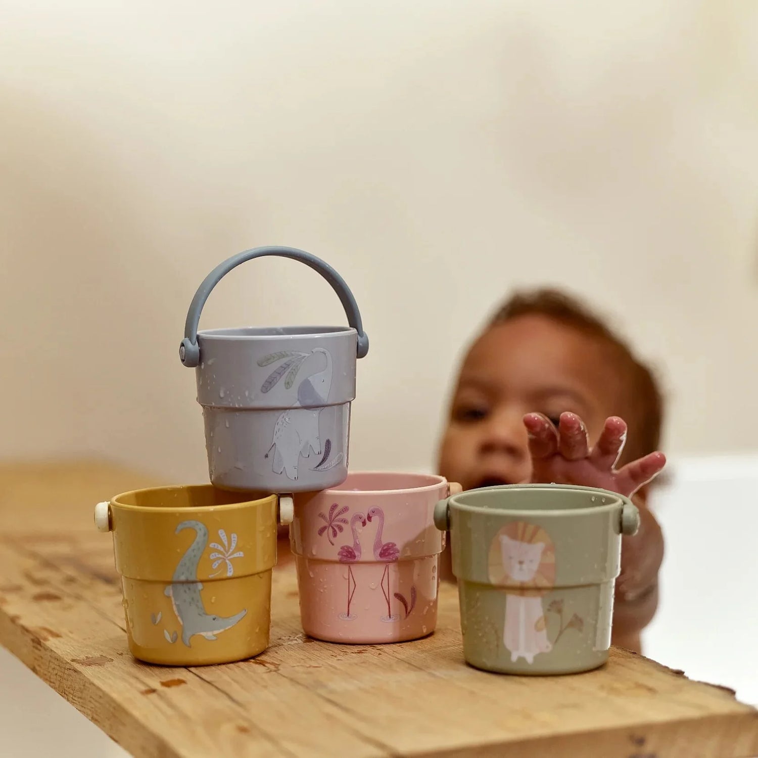 Gobelets de bain - little Safari Friends