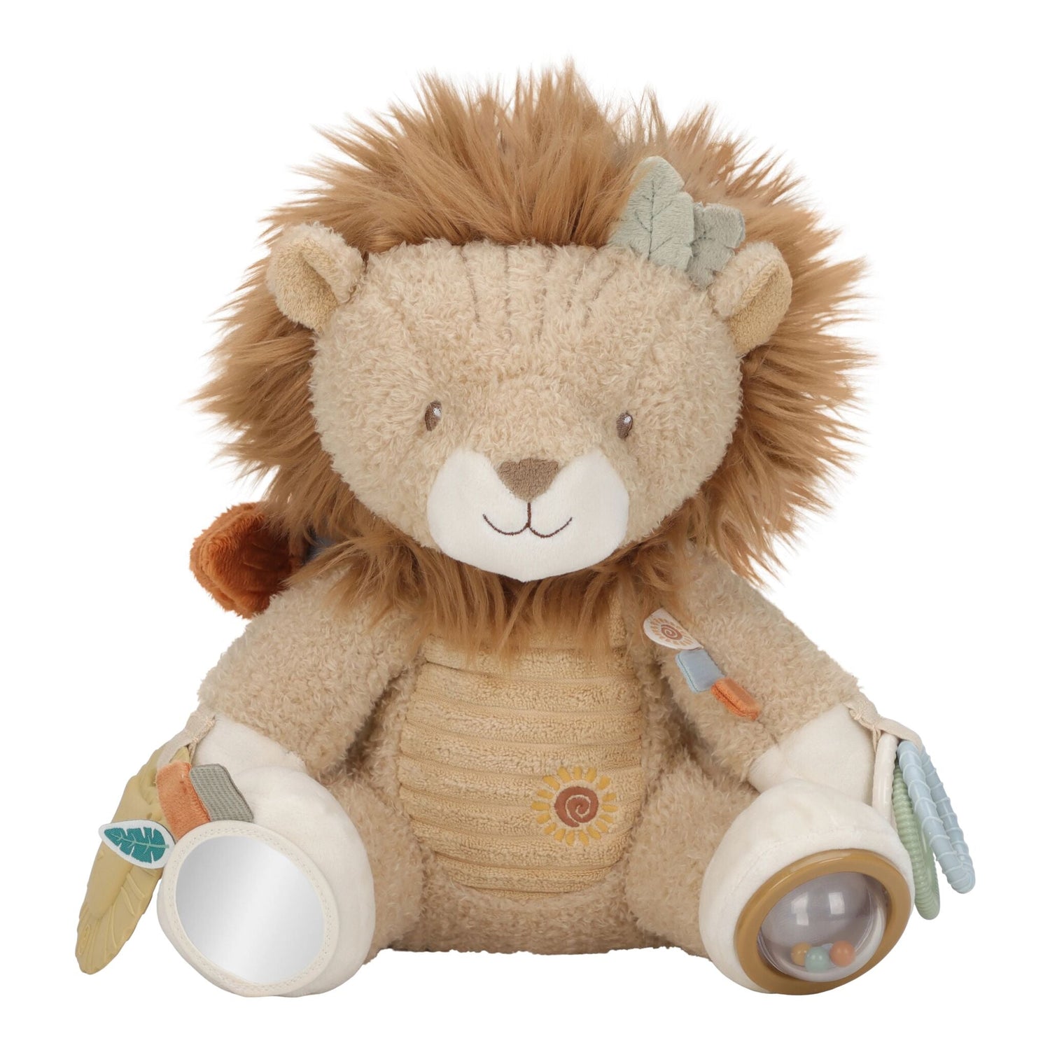 Peluche d'activité Lion - Jaune - Safari Friends