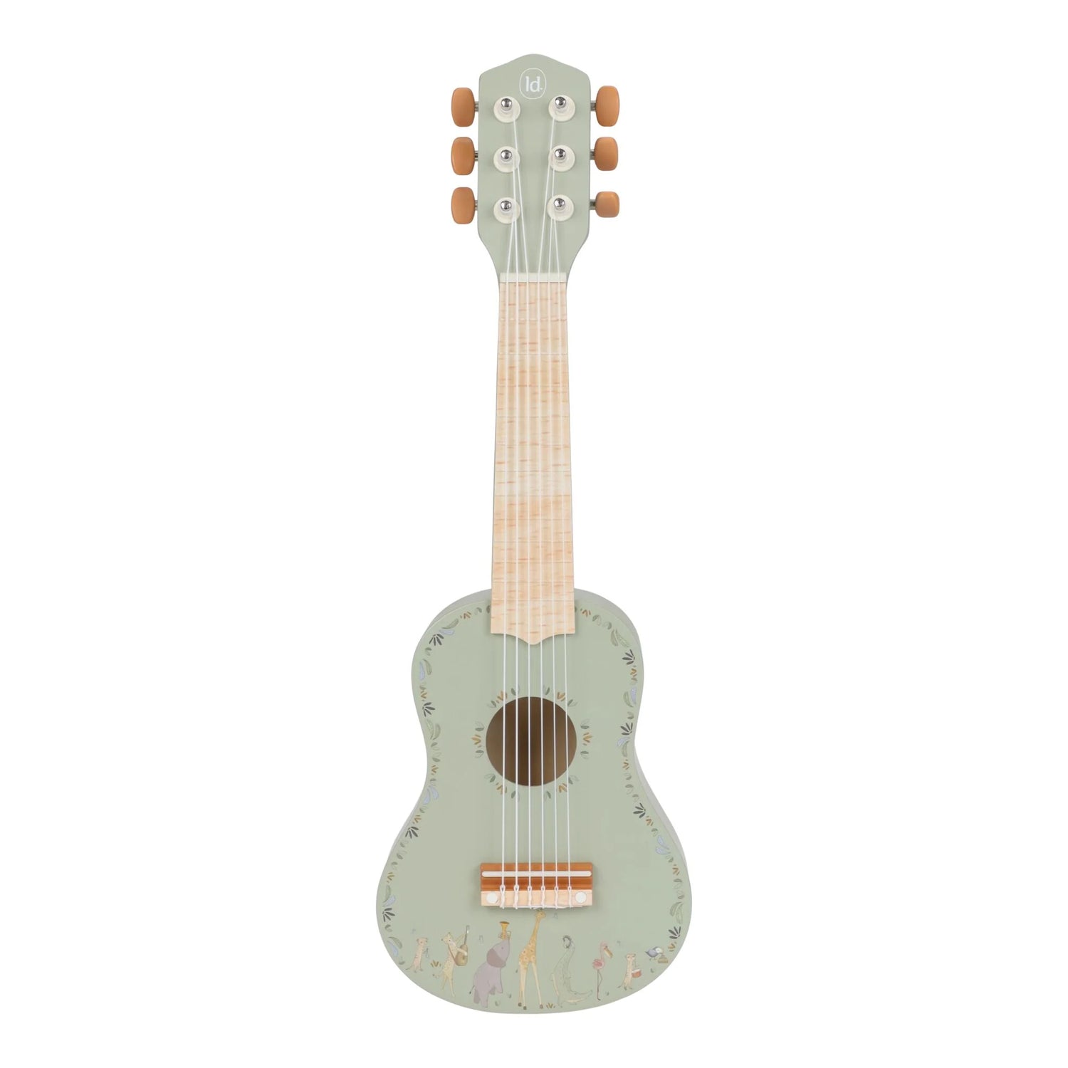 En bois Guitare - Vert - Safari Friends