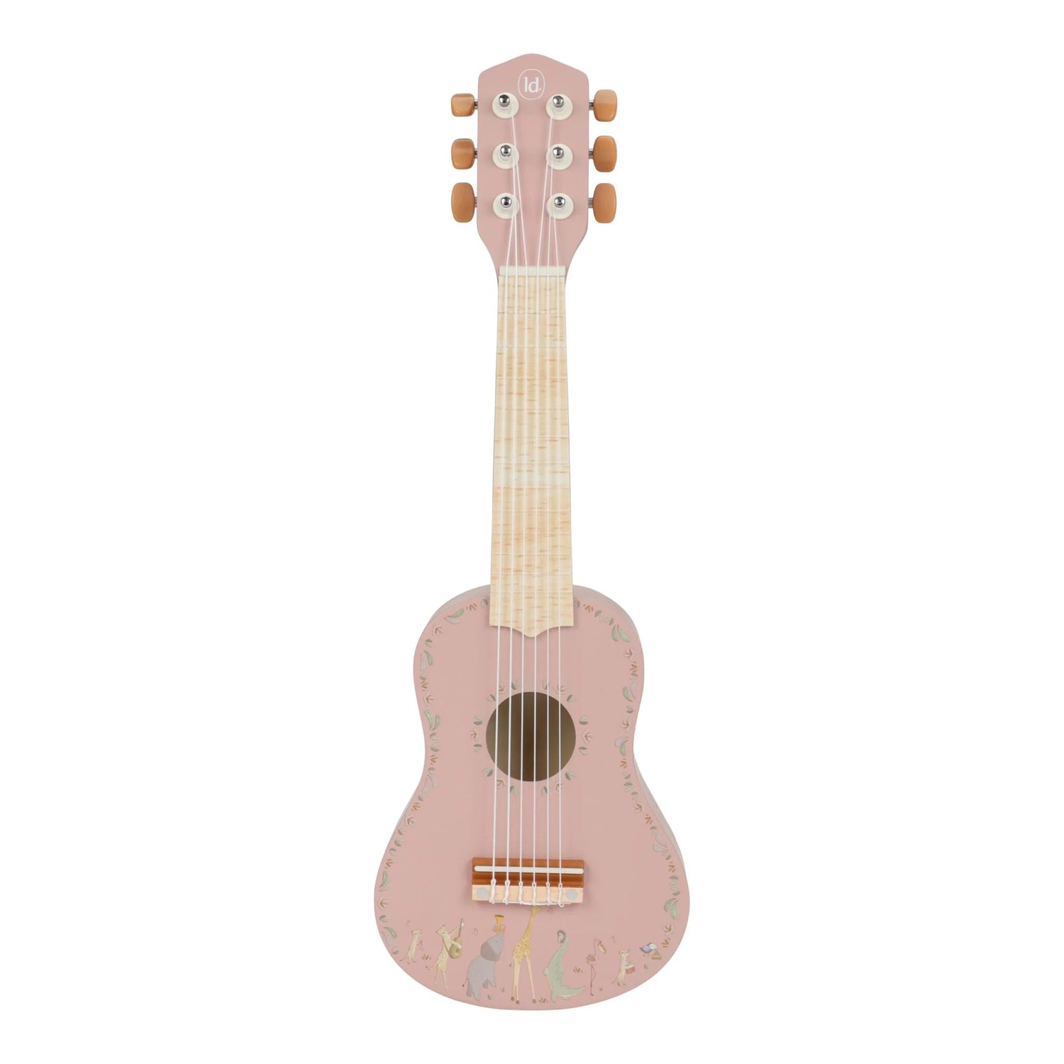 En bois Guitare - Rose - Safari Friends
