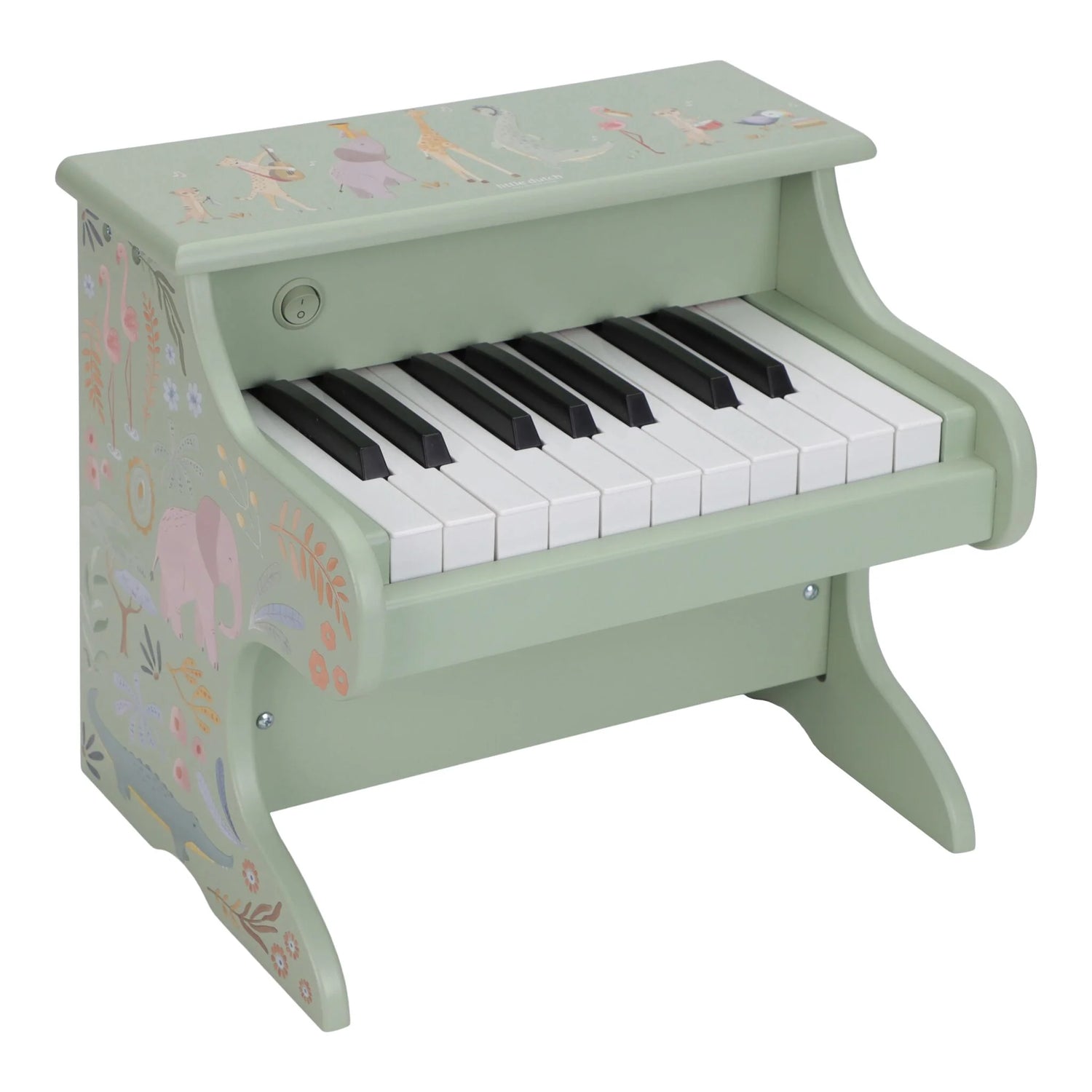 Holzklavier Grün – Safari Friends