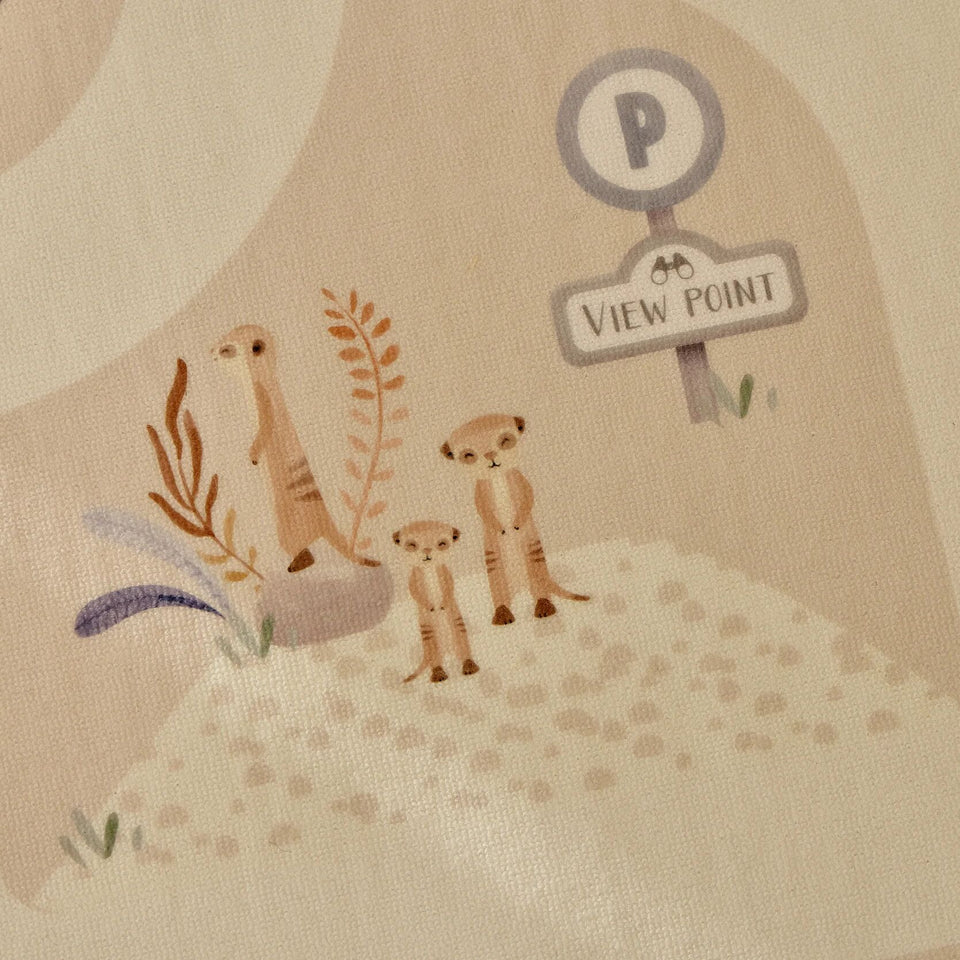 Voiture Tapis de jeu Safari - Beige - Safari Friends