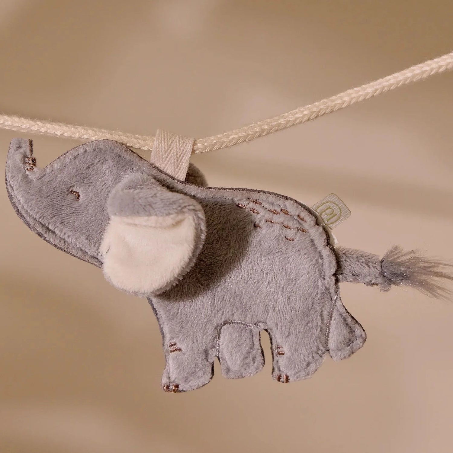 Pendentif de guirlande - Éléphant - Gris - Little Safari Friends