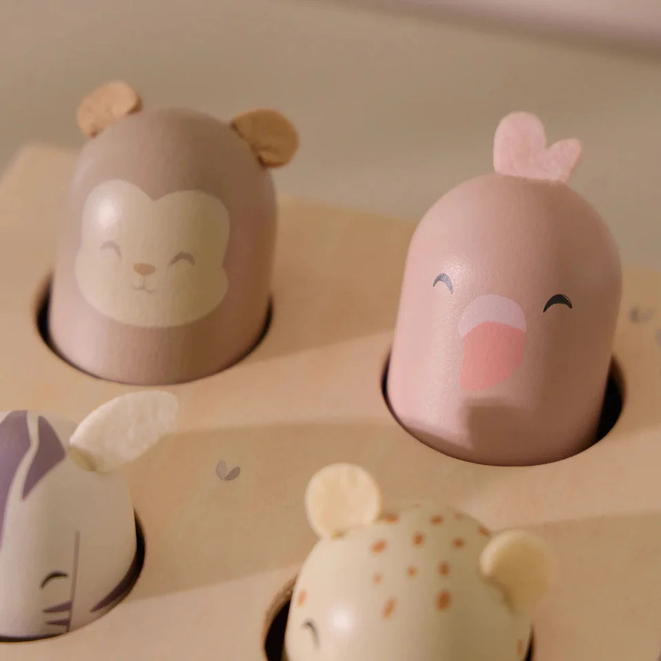 Pop-up en Bois - Vert - Safari Friends