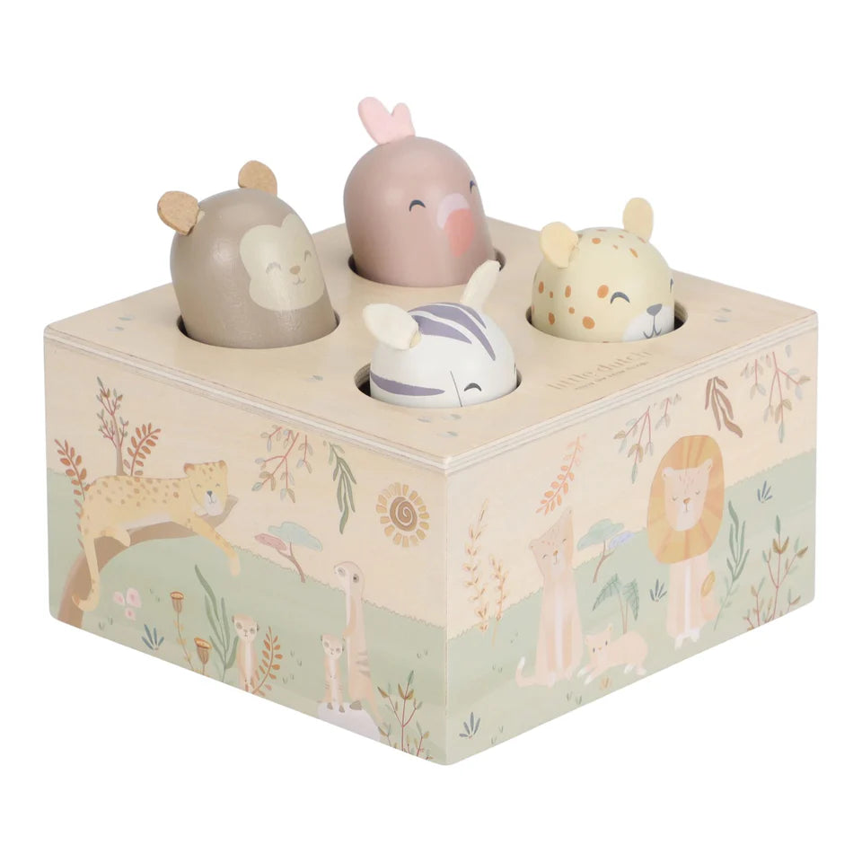 Pop-up en Bois - Vert - Safari Friends