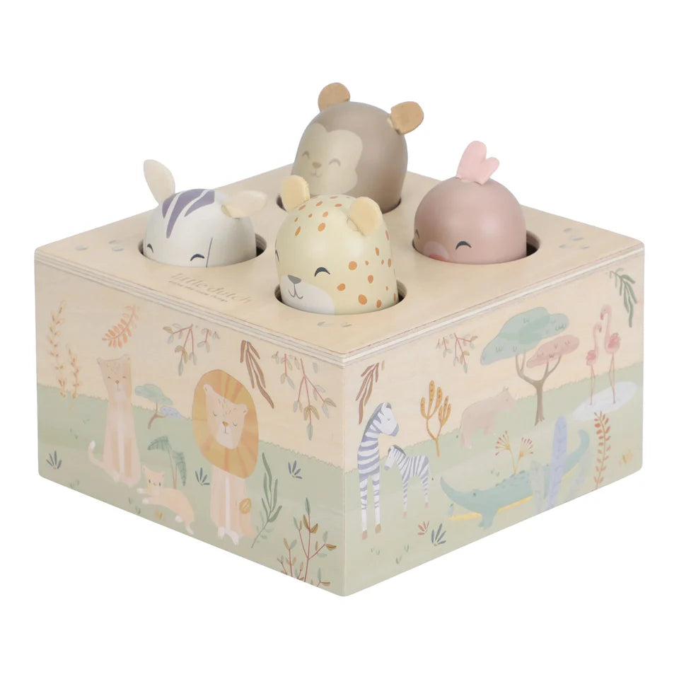 Pop-up en Bois - Vert - Safari Friends