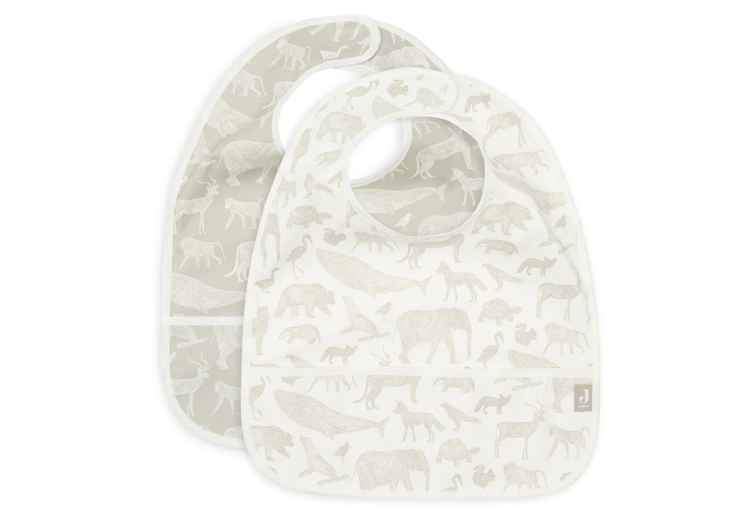 Bavoir Imperméable - Animals - 2 Unités liste 