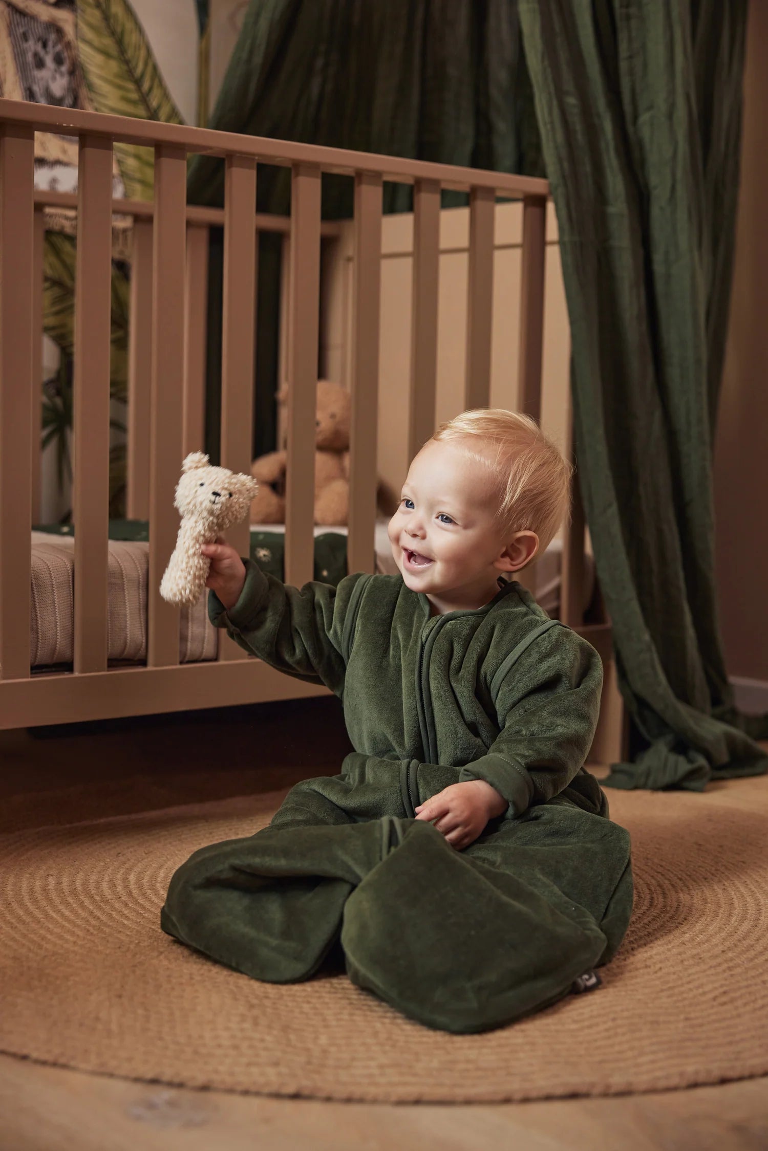 Hochet - Teddy Bear - Naturel liste 