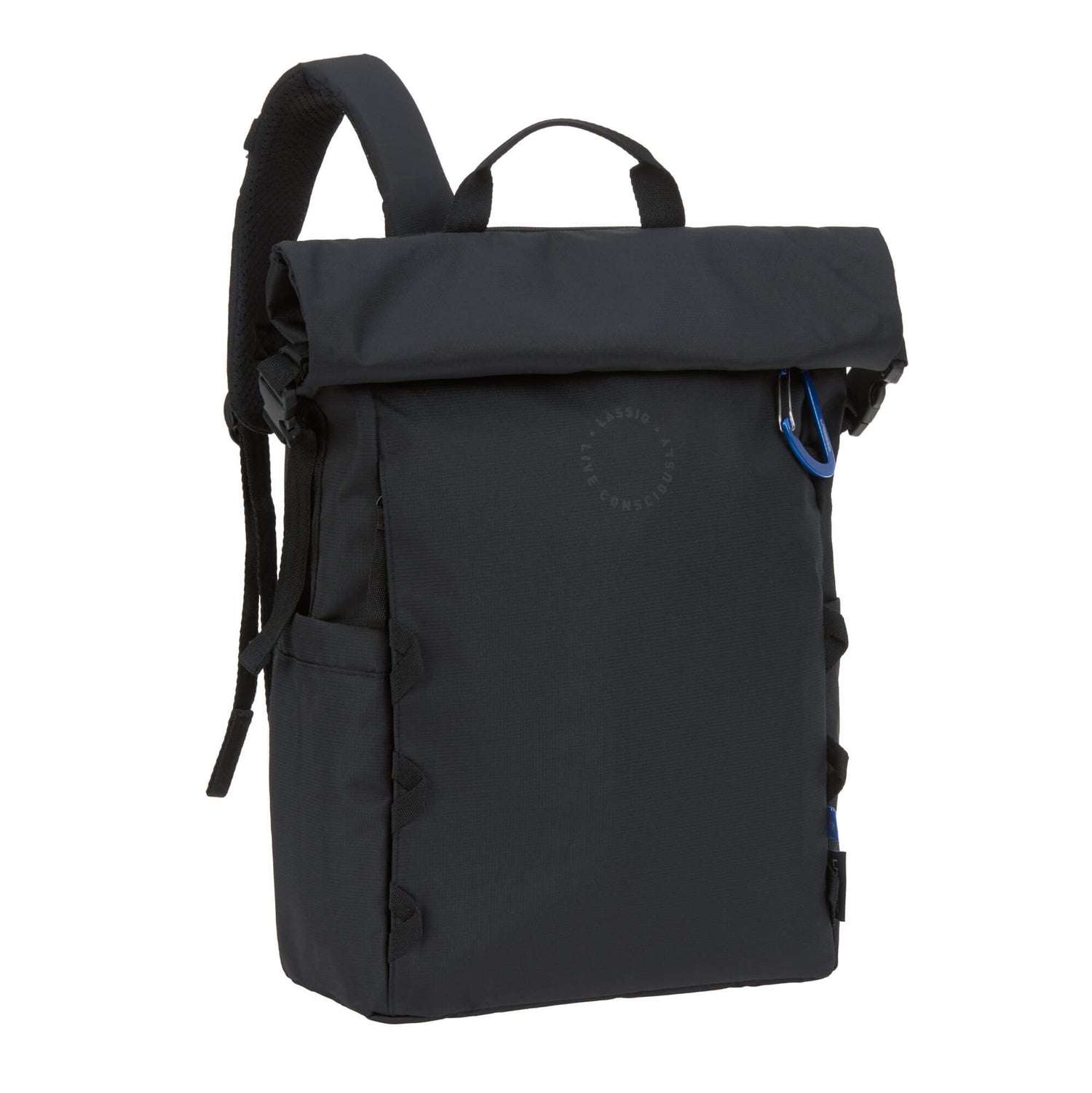 Sac à dos à langer - Outdoor Rolltop, noir